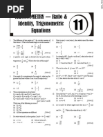 Trigonometry - Ratio & Identity, Trigonometric Equations: 186 NDA Topicwise Solved Papers - MATHEMATICS