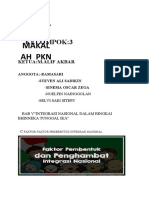 Makalah Faktor Faktor Pembentuk Integrasi Nasional