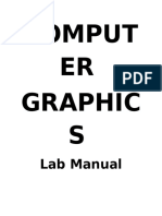 Computer Graphics Practical Manual