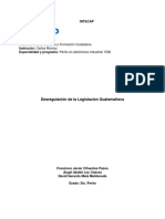 Desregulación de La Legislación Guatemalteca, Ensayo