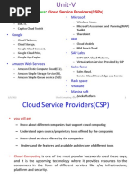 Cloud Computing Unit-5