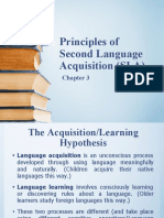 Principles of Second Language Acquisition