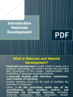 Materials Development Intro