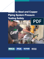 Guide To Steel and Copper Piping System Pressure Testing Safety