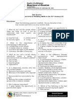 Department of Education: 2nd Quarter Trends Networks and Critical Thinking Skills in The 21 Century-12