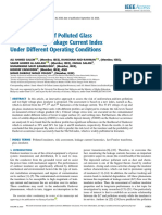 Risk Assessment of Polluted Glass Insulator Using Leakage Current Index Under Different Operating Conditions