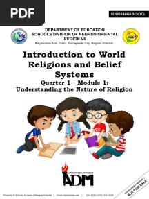 Intro-to-World-Religions-Belief-Systems - Q1 - Week1 For Teacher