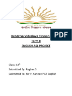 Kendriya Vidyalaya Tiruvannamalai: Term II English ASL Project
