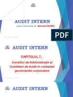 Curs - 22.11.2021 - Consiliul de Administratie - Comitetul de Audit in Contextul Guvernantei Corporative
