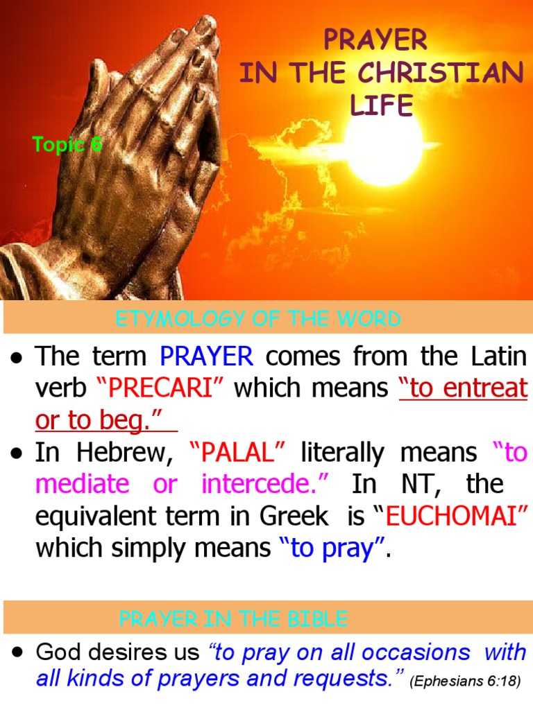 Christian Prayer: Meaning and Importance | PDF | Prayer | Lectio Divina