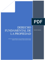 Derecho Fundamental de La Propiedad