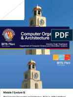 Computer Organization & Architecture: BITS Pilani