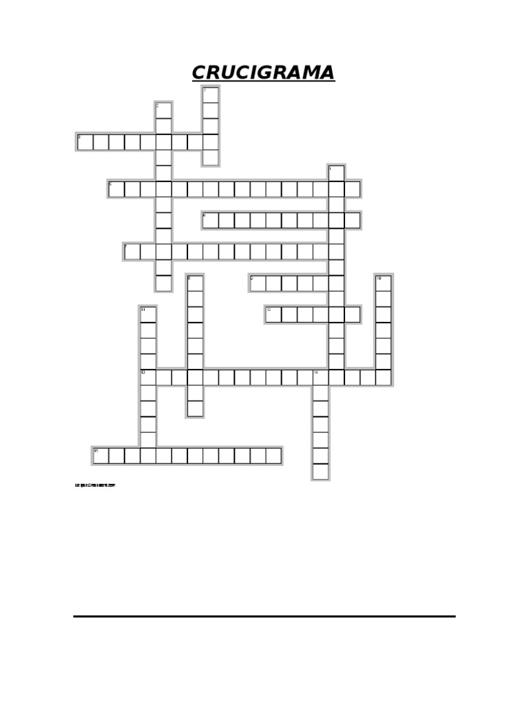 CRUCIGRAMA | PDF | Ojo humano | Olfato