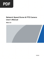 Network Speed Dome PTZ Camera Web 3.0 Users Manual V2.0.031