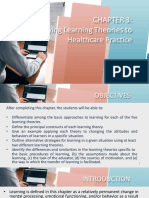 Applying Learning Theories to Improve Healthcare