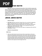Download Pengertian Batik by Ridho Rabbani SN55716797 doc pdf