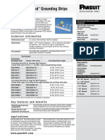 Structuredground Grounding Strips: Specifications