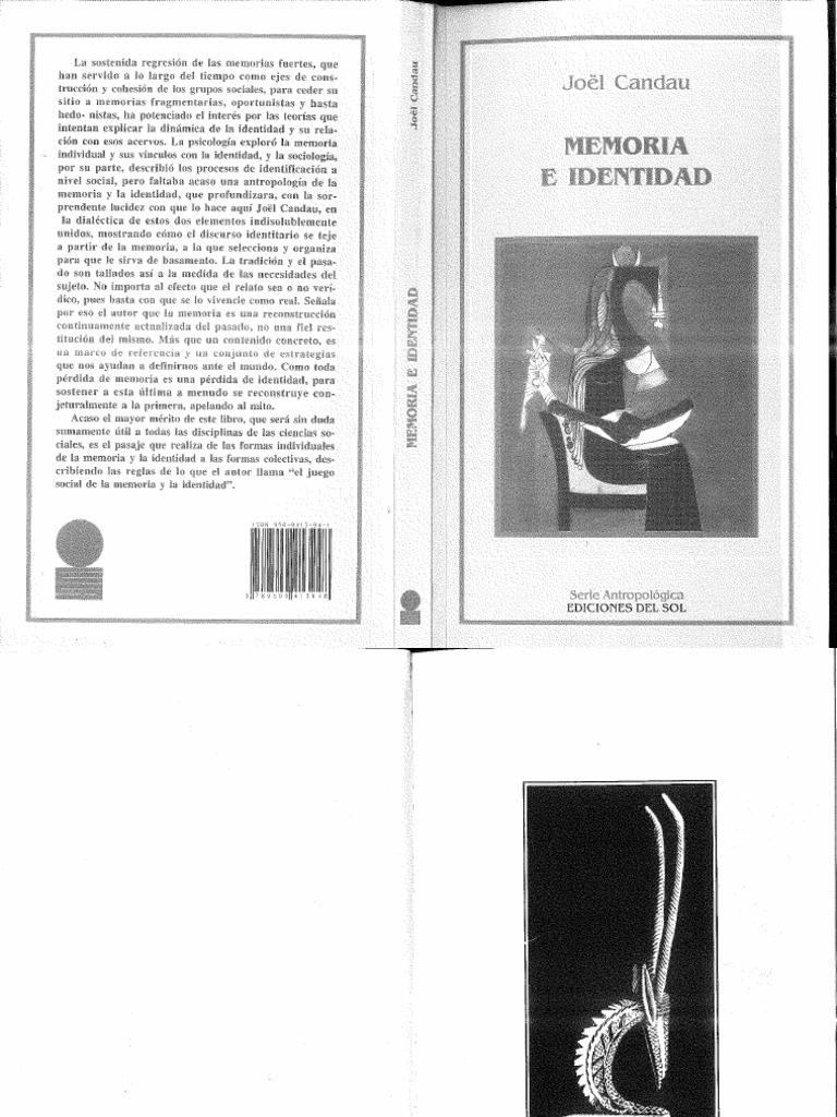 Memoria E Identidad Joel Candau | PDF
