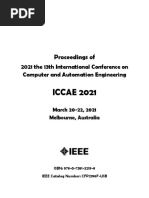 ICCAE 2021: Proceedings of