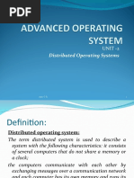 Distributed Operating Systems: Unit - 2