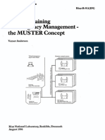 Tactical Training of Emergency Management The MUSTER Concept