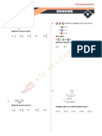 Atc Matemati̇k Dgs Denemesi̇