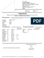 Hemograma cão SRD