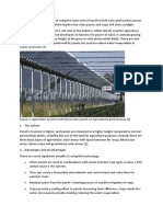 Agrivoltaics Is The Practice of Using The Same Area of Land For Both Solar Photovoltaic Power As Well As For Agriculture