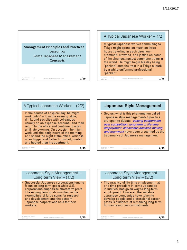 Hoshin Kanri in Japanese Management | PDF | Economies | Business