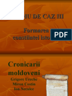 Studiu de Caz FORMAREA CONSTIINTEI IST