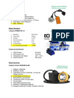 Datos Técnicos de Lámparas