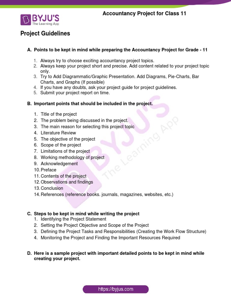 Class 11 Accountancy Project Guide | PDF | Cheque | Debits And Credits