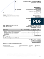Tax Invoice for External HDD Purchase