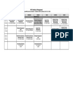 Semester III Timetable (2020-22)