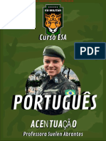 PORTUGUÊS - Acentuação Gráfica - ESA