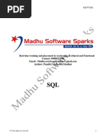 Madhu - Software - Sparks - SQL - PLSQL Guide