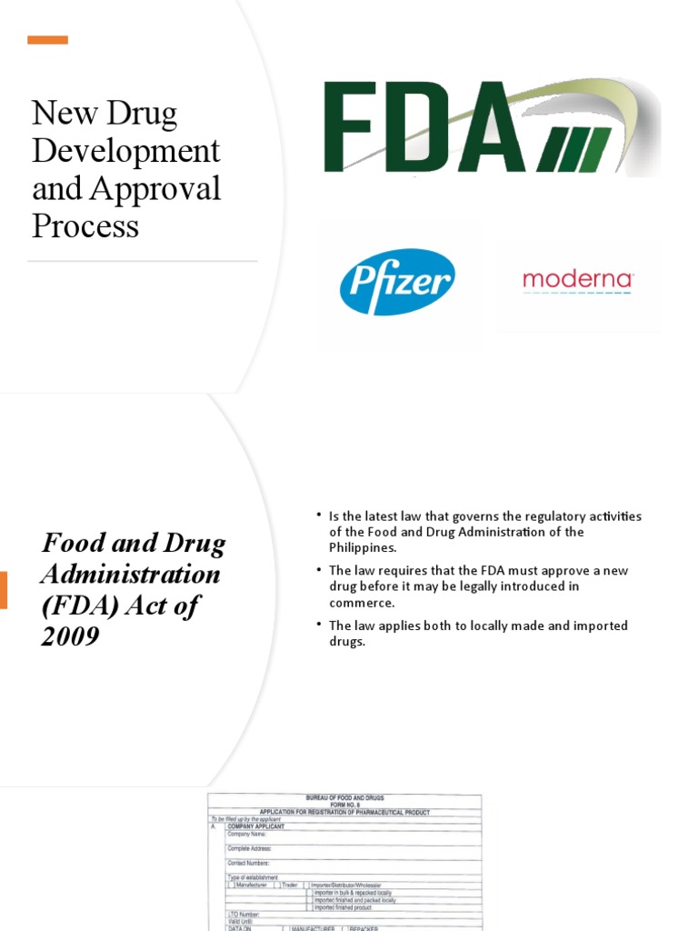 FDA New Drug Approval Process Overview | PDF | Food And Drug ...