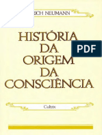História Da Origem Da Consciência (Erich Neumann) BT 261p