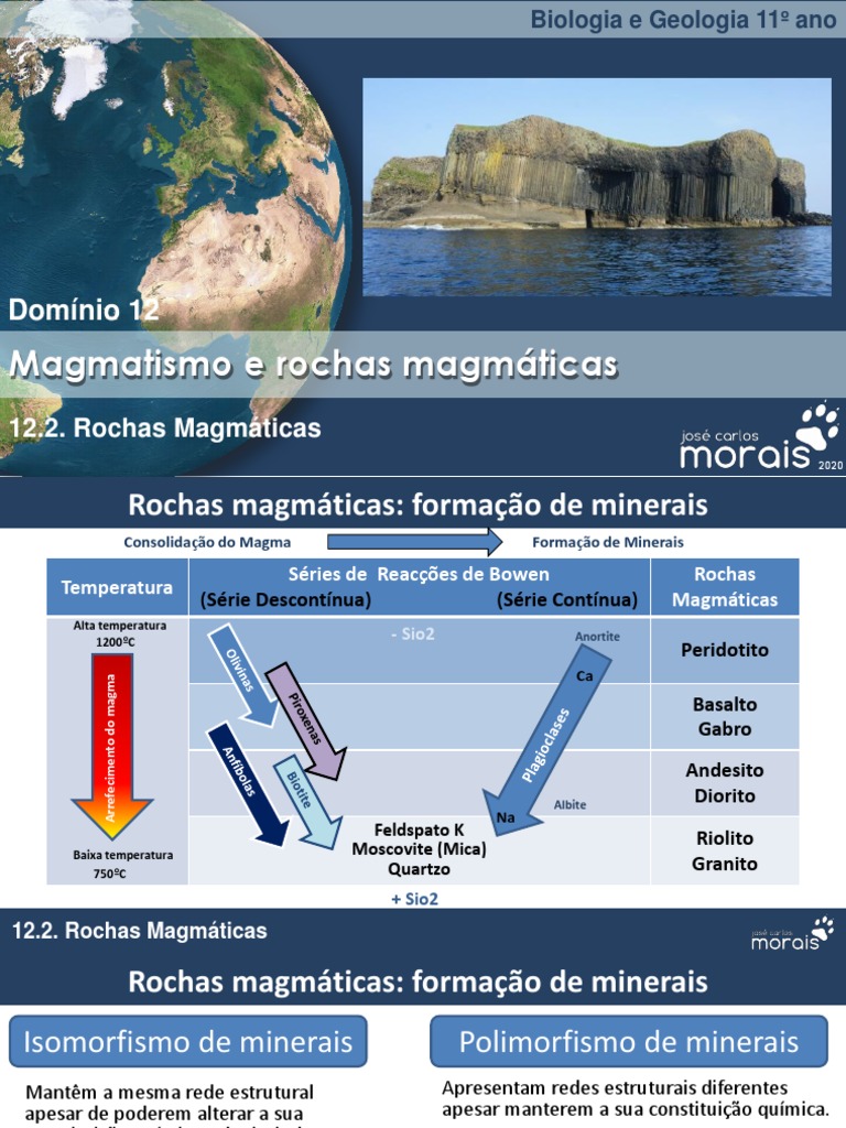 Rochas Magmaticas | PDF | Magma | Rocha ígnea