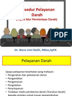 Alur Permintaan Darah