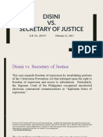 Disini Vs Sec of Justice
