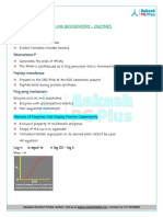 LMR Biochemistry - Enzymes