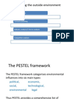 Analyzing The Outside Environment: PESTEL Analysis