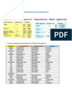 Comparatives and Superlatives: Spelling Rules