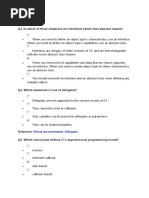 Q1. in Which of These Situations Are Interfaces Better Than Abstract Classes?