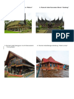 Rumah Adat Sumatera Utara "Bolon" 2. Rumah Adat Sumatera Barat 'Gadang''