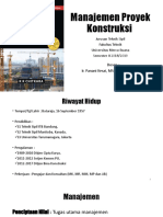 PPT - Manajemen Proyek Konstruksi