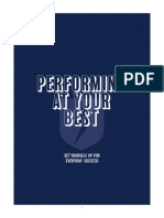 Performing at Your Best - A4 SIZE