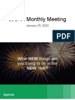JJSNA Monthly Meeting January 2022