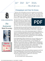 eBook - PDF - The Instructor 13 - A Chess Player and How He Grows - Dvoretsky - Chess